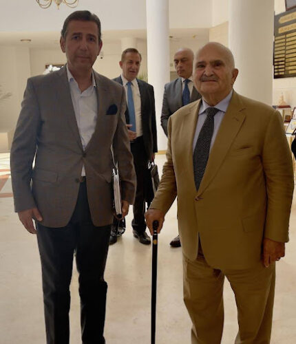 Fruitful Meetings Held with His Royal Highness Prince Hassan bin Talal