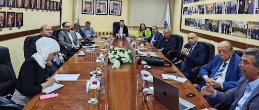 الاجتماع التشاوري لمؤسسي الشركة الوطنية العربية للتعدين مع المستشار المالي لزيادة رأس المال